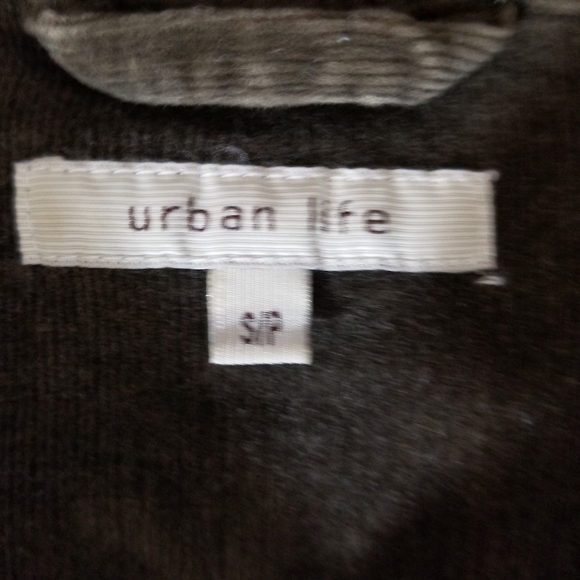 Urban Life size small greenish brown corderoy jacket - Picture 3 of 10